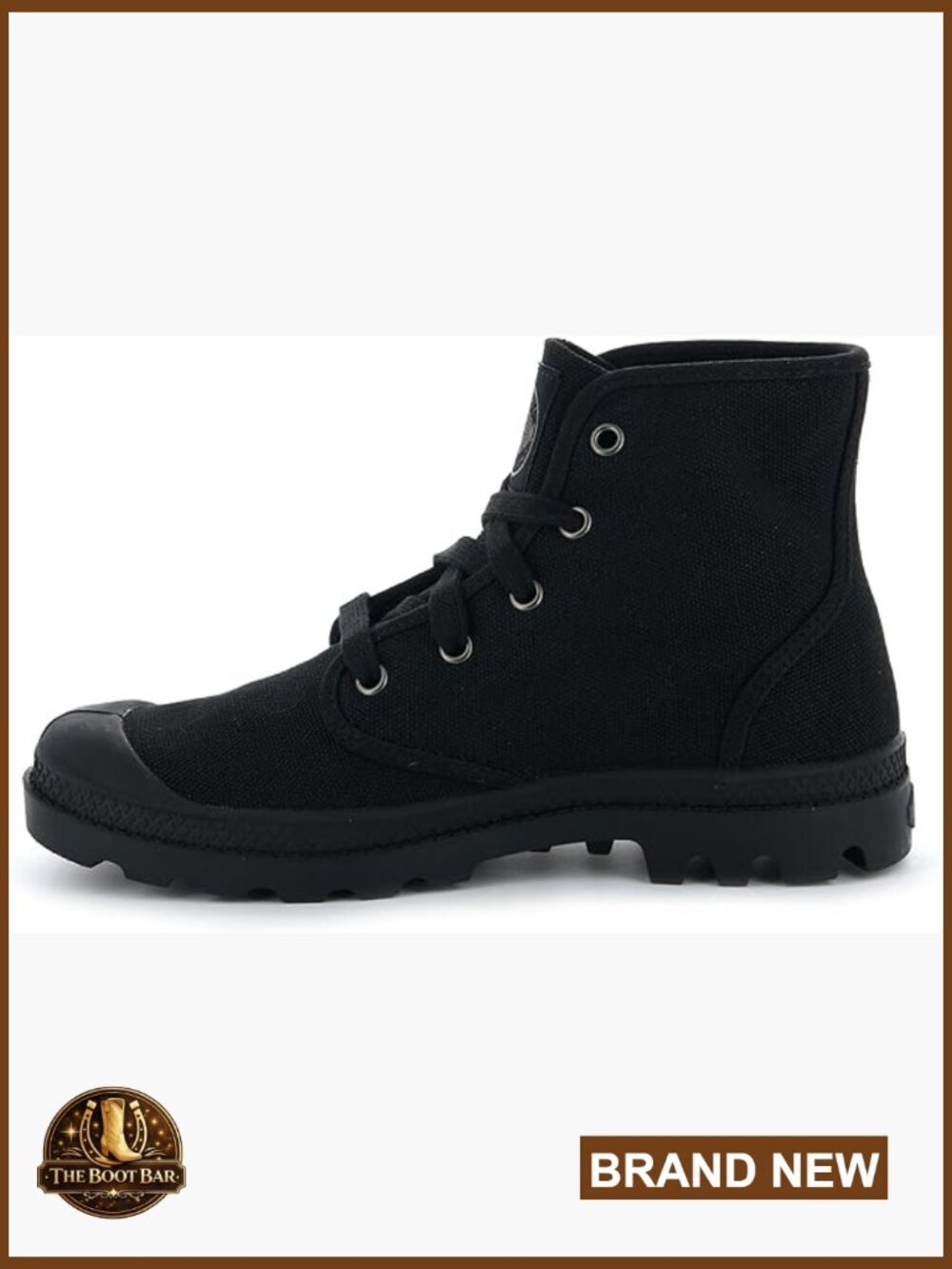 Vegan Canvas Lace Up Boot Ankle High Top Sneaker Lug Sole